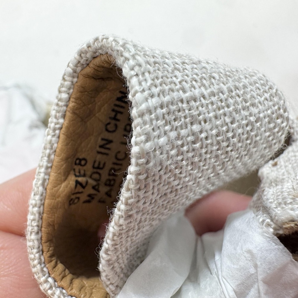 Volatile Mirasol Wedge Shoes Womens Size 8 Beige Espadrille Platform Ankle Strap - Picture 7 of 10